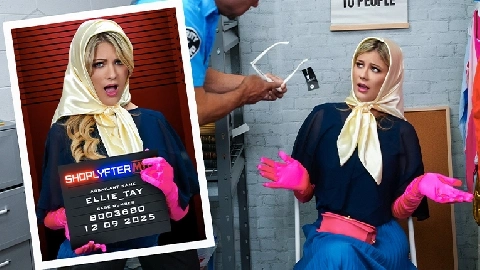 Busty Thief Sucks Her Way Out Of Trouble - Ellie Tay