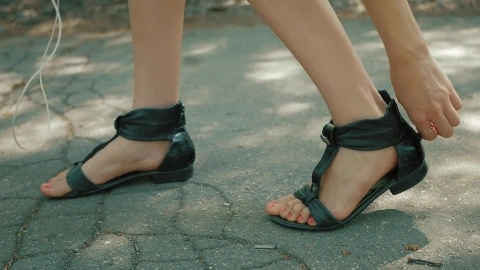 First Time Messy Blowjob Outdoor and Swallow Cum - Natalie Flowers