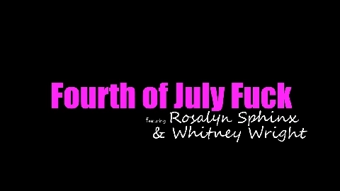 Rosalyn Sphinx And Whitney Wright Fourth - MyFamilyPies