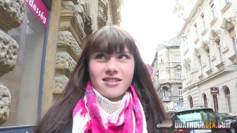 Luna Rival's XXX casting in public 2