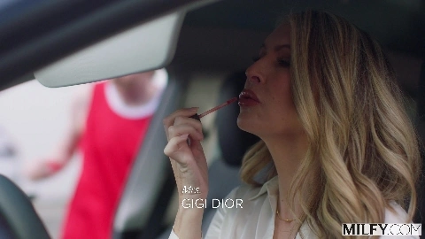 Milfy - Gigi Dior - Buxom Mom Devours Young Coachs Cock