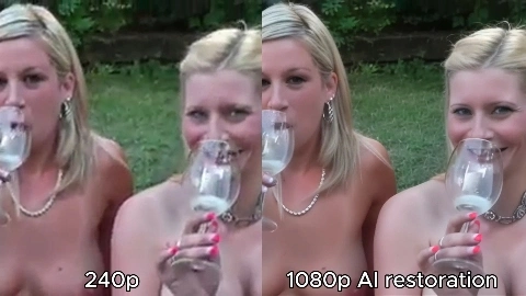 Melanie Moon & Manuela Bukkake (restored)