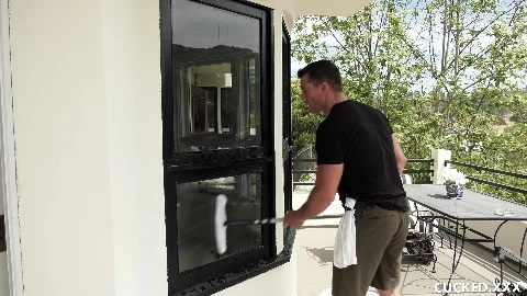 Cucked - Sarah Jessie - Gets More Than Washed Windows