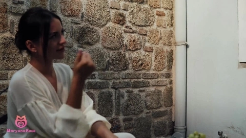 Horny aristocrat Maryana Rose seduces her butler for hot sex and sucking - Maryana Rose