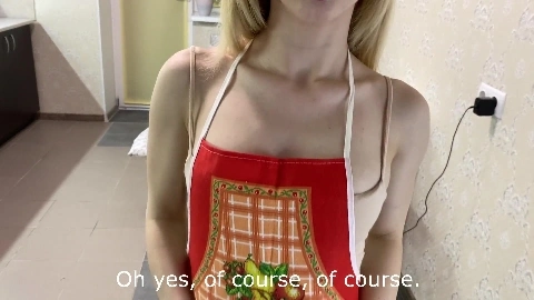 The Submissive Housekeeper Fucks Her Boss for Money. - Little Miaa