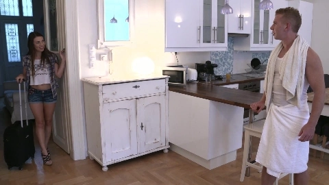 French Tourist Tiffany Doll Fucks Foreigner And Gets Cum On Pussy