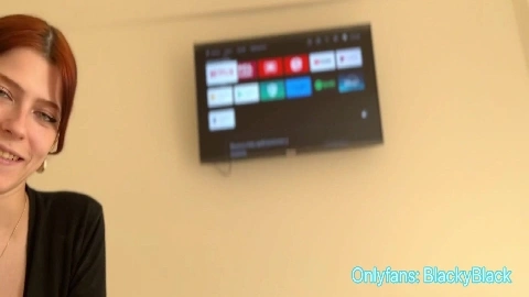 My redhead stepsister plays with my cock - Blake and Blacky