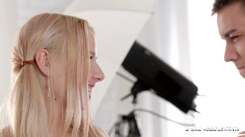 Teen Model Olivia Grace Gets Wet and Sticky at a Photo Shoot - RussianTeenAss