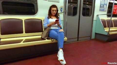 Met In The Subway. She Loves To Suck Cock And Eat Sperm. - Luna Roulette
