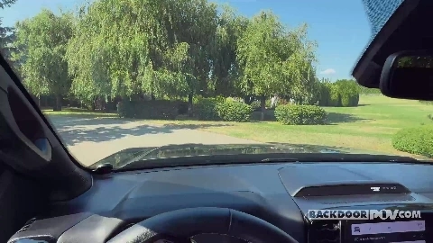 Driving Test Threesome - Sata Jones & Alexis Crystal