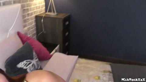 My friend's redhead did yoga ! I came to visit and fucked her (squirting, deepthroat, milf) - Nick Whitehard