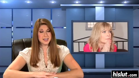 Nina Hartley talked a stunning friend into sharing sex toys with her