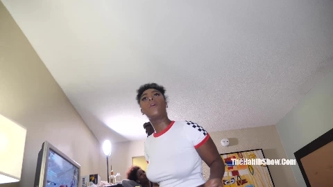 Thick chocolate ebony beauty