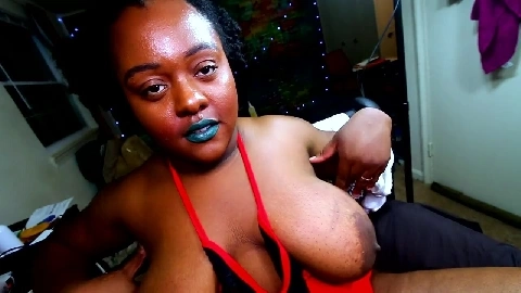 Thick Black Bitch All on Da Dick (Sperm F - Jade Jordan