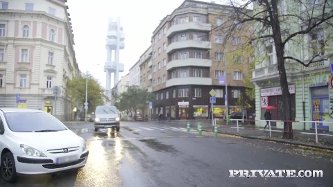 Victoria Pure, finishes interracial anal with creampie