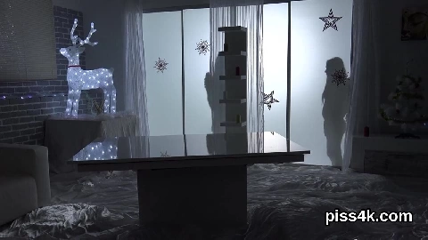 Sensual lesbian nymphos get splashed with pee and splas