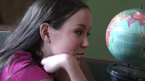 Sexy student fucks for a scolarship