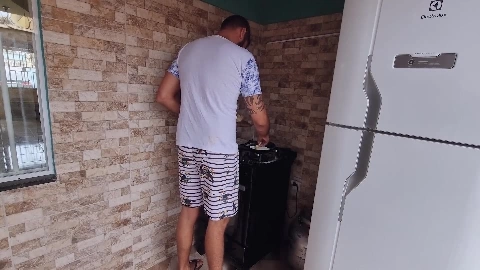 Fiz um café da manhã para uma gostosa e depois fizemos anal - MarieChell