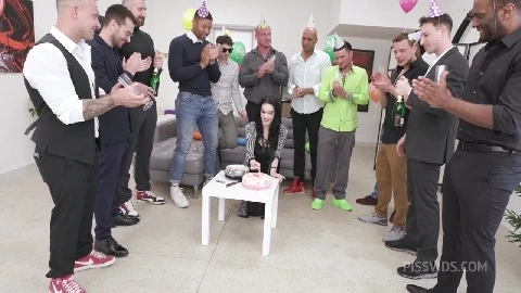 Anna 25th Birthday #1wet, she drinks 25 shots of pee with, ATM, DAP, Extreme Deepthroat, Rough Sex, Big Gapes, Pee Drink GIO2153