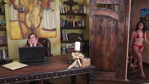 Lesbian Massage Turns Into Threesome Sex - NuruMassage