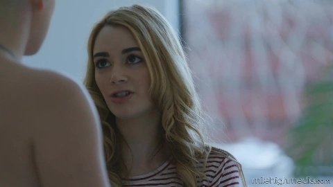 Riley Nixon - Really Nice Lesbian Action On Red Couch