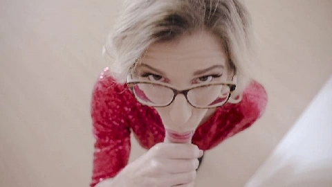 Mom giving stepson an early present