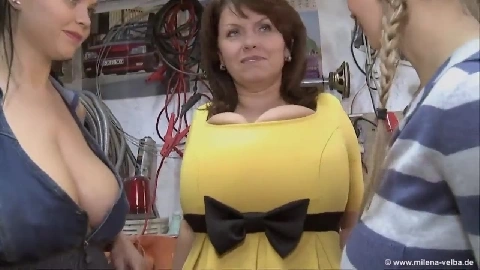 Busty orgy mechanics