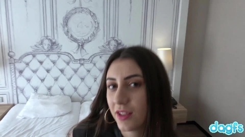 Cute brunette teen Lina Luxa drains big dick be - Dagfs