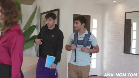 Asian MILF tutor gets DP'd by her students