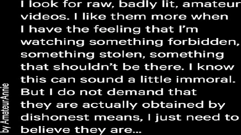 The Amateur Tapes - XConfessions