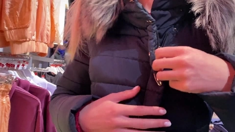 Public sex in the fitting room ❤️ NARA GIRL - Nara Girl