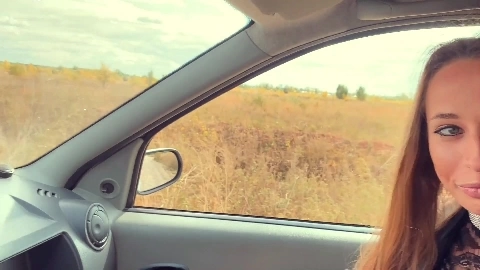 Nara Girl paid with a Sloppy Blowjob for a car ride [SUB] ♥ NARA GIRL - Nara Girl