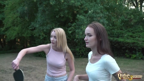 Undressing Ping Pong Game - Amaris, Sasha Sparrow