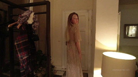 I sucked and fucked the delivery guy a while my husband was not at home. Sex wife. - Anastasia Ocean