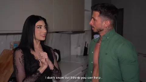 Pissing And Fucking Hard With Brunette Neighbor Emily Pink That Ask For Help