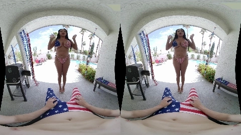 Red, White and Boobs - Zoey Foxx