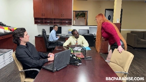 BBCParadise - Their Horny Boss Needed A BBC to Calm Down - Lauren Phillips