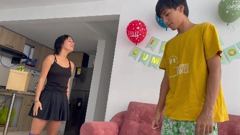 I give the best birthday present to my little stepsister and she ends up enjoying it a lot. - Juliana Palvin