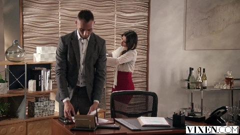 Aria Lee Naughty Seductress Devours Coworkers Cock - Vixen