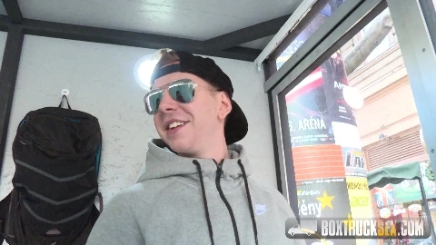 Mona Kim gives a Facefucking Blowjob in Public