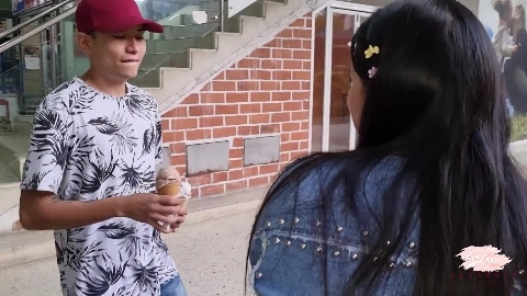 Virgin has Public Sex in the Mall - Savannah Watson