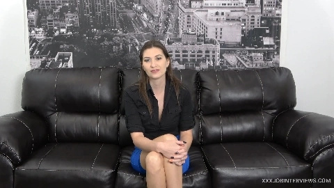 Angelina Diamanti interviews as Executive Assistant and takes cock in ass