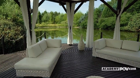 Cherry Kiss And Sarah Cute Unexpected Threesome - Academy POV