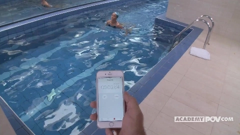Anna Rose Swimming Makes Her Horny - Academy POV