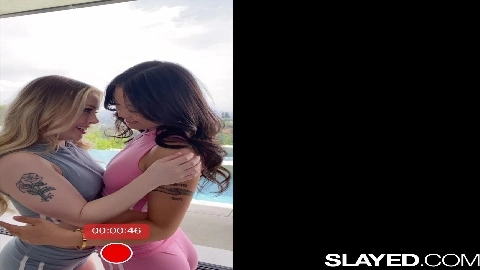 Slayed - Lulu Chu And Haley Spades - Tiny Tight Hotties Have The Wettest Pussies