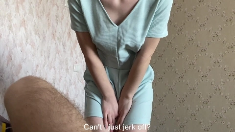 Caught Her Virgin Stepbrother Jerking Off - Little Miaa