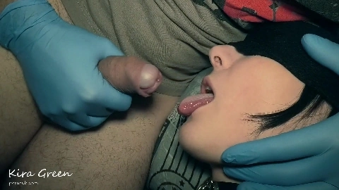 Multiple Cumshot, Sloppy Blowjob, Sucking Balls, Facial, Cum Kissing, Pussy Licking, Threesome - Kira Green