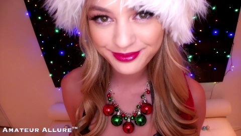 Returns , Fuck and Swallow her way onto the Naughty List-2160 - Amber Moore