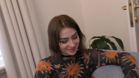 Butterfly pinked teen sat on my big thick flower - Nick Whitehard